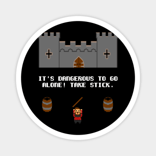 It's dangerous to go alone! Take stick! Magnet